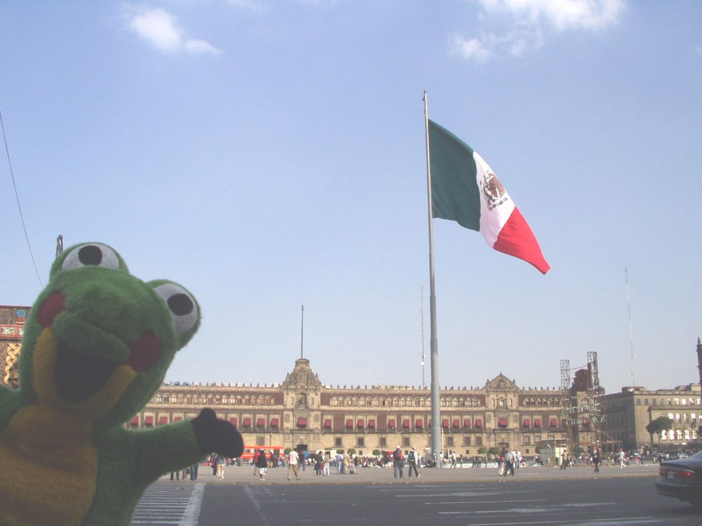 メキシコシティの中央広場